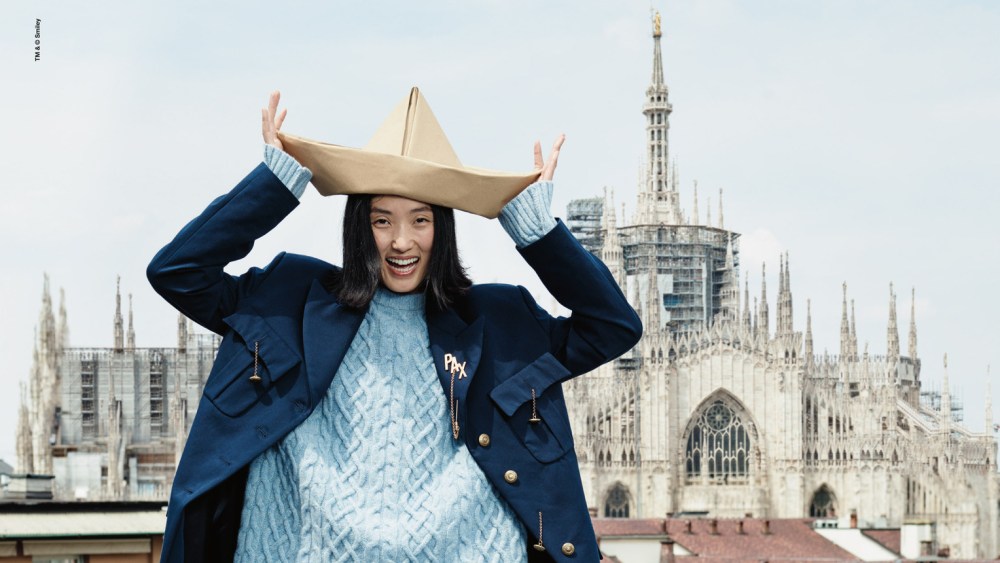 Adrian Appiolaza's First Moschino Campaign