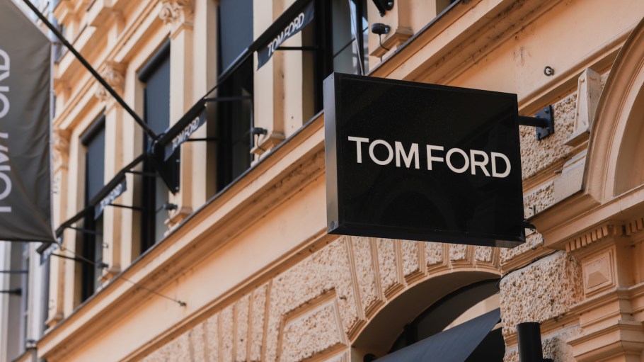 The exterior of a Tom Ford store photographed on March 22, 2022 in Munich, Germany.