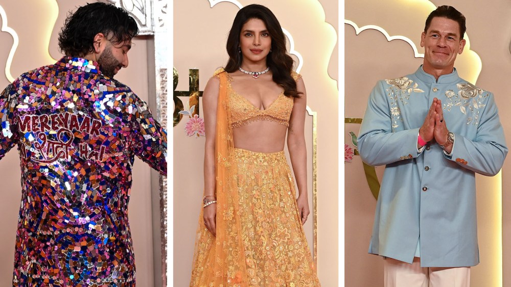 MUMBAI, INDIA - JULY 12: Indian socialite Orry attending the Wedding ceremony of Anant Ambani and Radhika Merchant at the Jio World Convention Centre, BKC on July 12, 2024 in Mumbai, India. (Photo by Raju Shinde/Hindustan Times via Getty Images)
