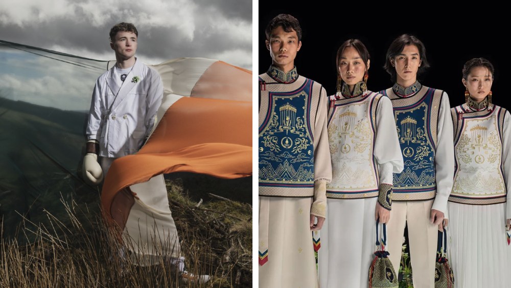 team ireland, team mongolia, best olympic uniforms