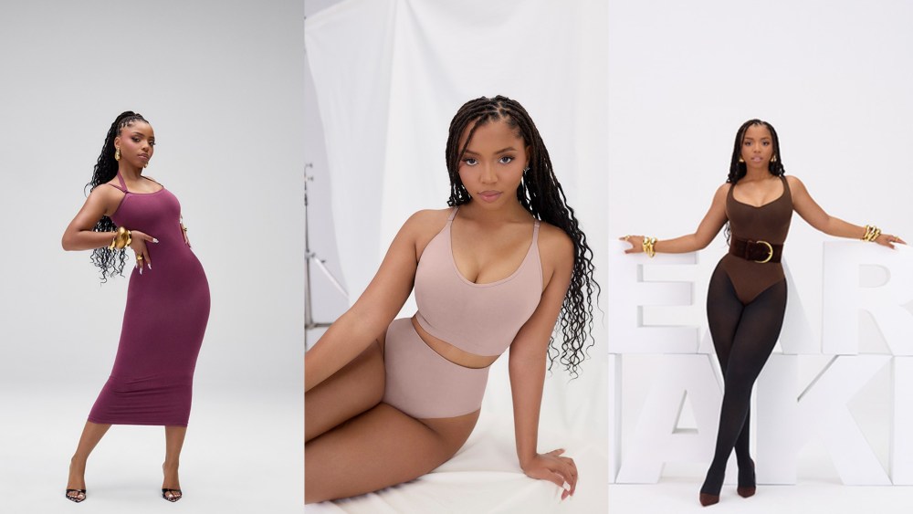 Chloe Bailey for Yitty's Nearly Naked campaign.