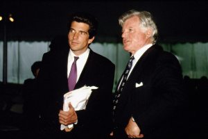 John-John Kennedy and his uncle Edward.