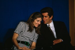 John Kennedy, Jr. and Sister Caroline at the JFK Profile in Courage Award Ceremony