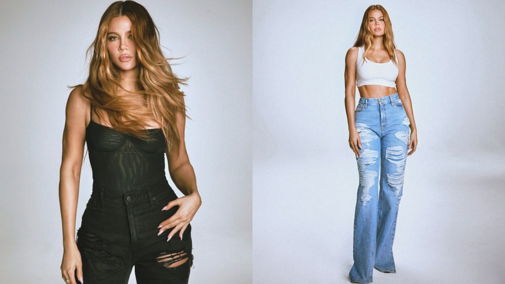 Khloé Kardashian for Good American.