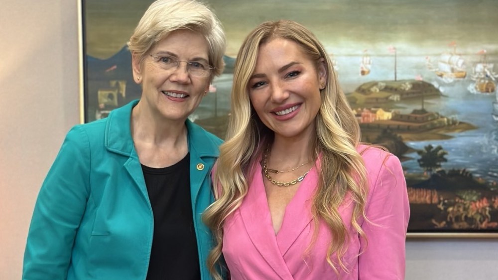 Sen. Elizabeth Warren and Hayley Paige Gutman