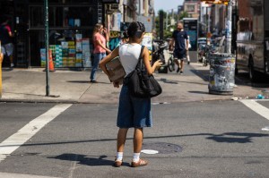 Street style in New York.