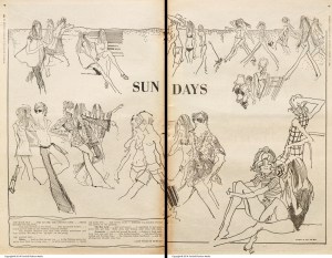 "Sun Days" appeared in WWD on August 12, 1968.