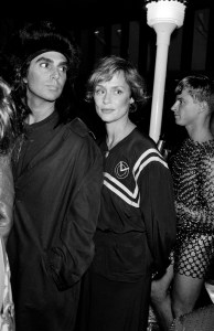 Steven Meisel and Lauren Hutton attended Susanne Bartsch's "The Love Ball II" to benefit the DIFFA project in New York.