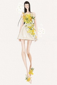 "Spring 2025 takes inspiration from ikebana, the Japanese art of floral arrangement.” — Hanako Maeda