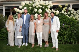 Rachel Zoe, Kate Love, Kevin Love, Natasha Caronna, Massimo Caronna, Delfina Blaquier and Nacho Figueras