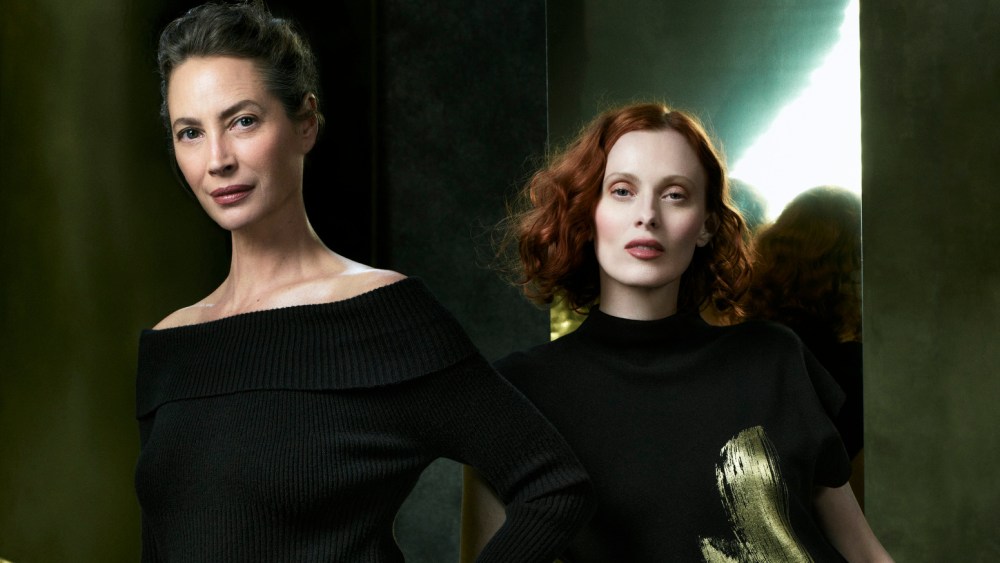 Donna Karan New York's Fall 2024 Campaign, Christy Turlington and Karen Elson in Donna Karan New York's fall 2024 campaign.