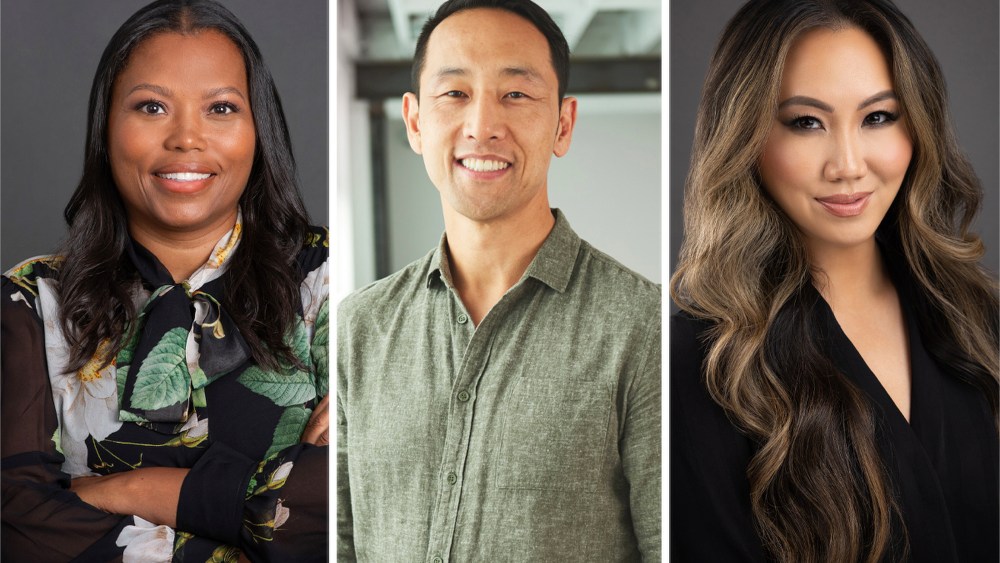 From left: Rashida La Lande, James Park and Jenny Son.