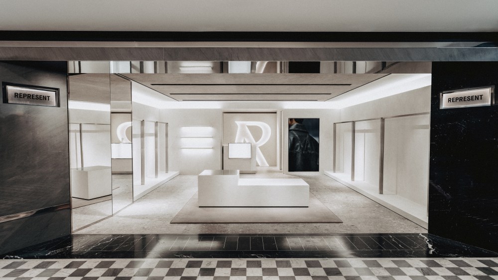 The new Represent space in Harrods, London