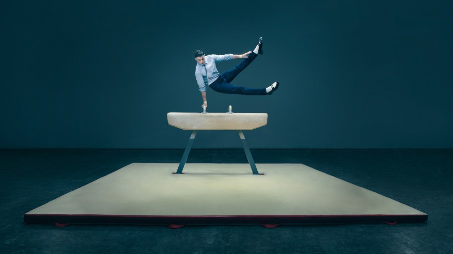 G-Star Raw's latest brand campaign features 2024 Olympic champion and artistic gymnast, Rhys McClenaghan.