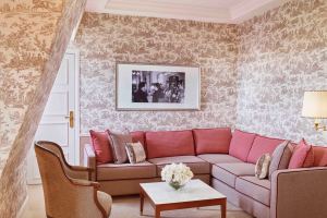 The “Un homme et une femme” suite at Hotel Le Normandy