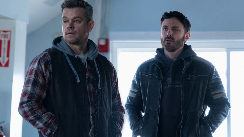 Matt Damon and Casey Affleck in "The Instigators."