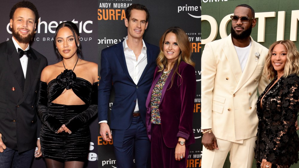 Steph curry wife Ayesha Curry, Andy Murray wife and Kim Sears, LeBron james wife Savannah James, fashion outfits and style, paris olympics 2024