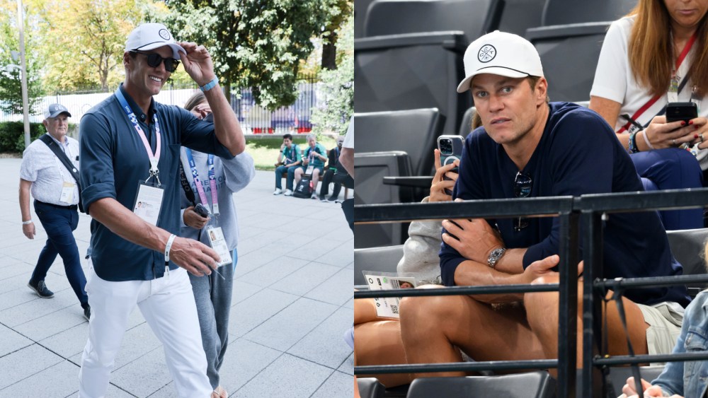 Tom Brady at the 2024 Paris Olympics.