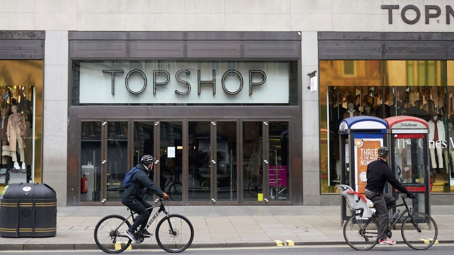 Topshop store on Oxford Street, London