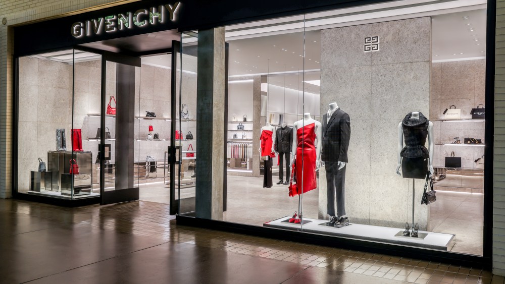 The new Givenchy store in Dallas.