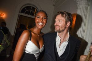 Ubah Hassan and Oliver Dachsel at the Bloomingdales x Air Mail Event during New York Ready to Wear Fashion Week on September 5, 2024 in New York, New York.