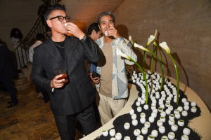 Peter Som and  Rafe Totengco at the Bloomingdales x Air Mail Event during New York Ready to Wear Fashion Week on September 5, 2024 in New York, New York.