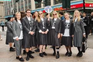 Thom Browne's corporate team.