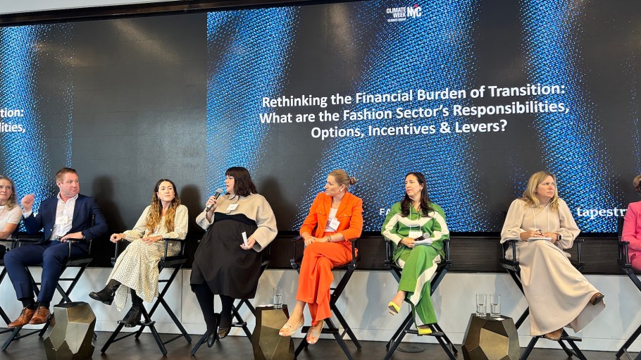The session explored how innovative finance models are helping to accelerate the solutions needed for a net-zero fashion industry. 