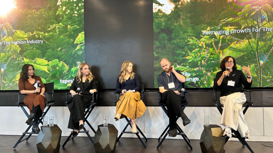 From left: Sarah Kent, Rachel Arthur, Beth Jensen, Joe Murphy and Sandrine Dixson-Declève.