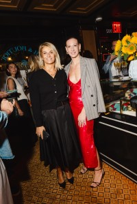 Rossella Raffi and Arianna Casadei at the Gigi Hadid & Caviar Kaspia Dinner held at Caviar Kaspia during New York Fashion Week on September 5, 2024 in New York, New York.