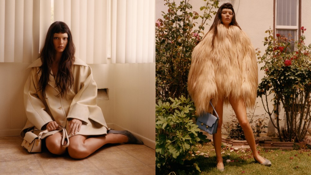 Kendall Jenner modeling for Marni, outerwear, winter, fall, campaign, photography
