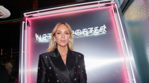 Rebecca Vallance at the Net-a-Porter NYFW Cocktail Party.