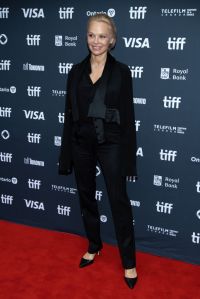 TORONTO, ONTARIO - SEPTEMBER 06: Pamela Anderson attends the world premiere of "The Last Showgirl" during the Toronto International Film Festival at the Princess of Wales Theatre on September 06, 2024 in Toronto, Ontario. (Photo by Isaiah Trickey/FilmMagic)