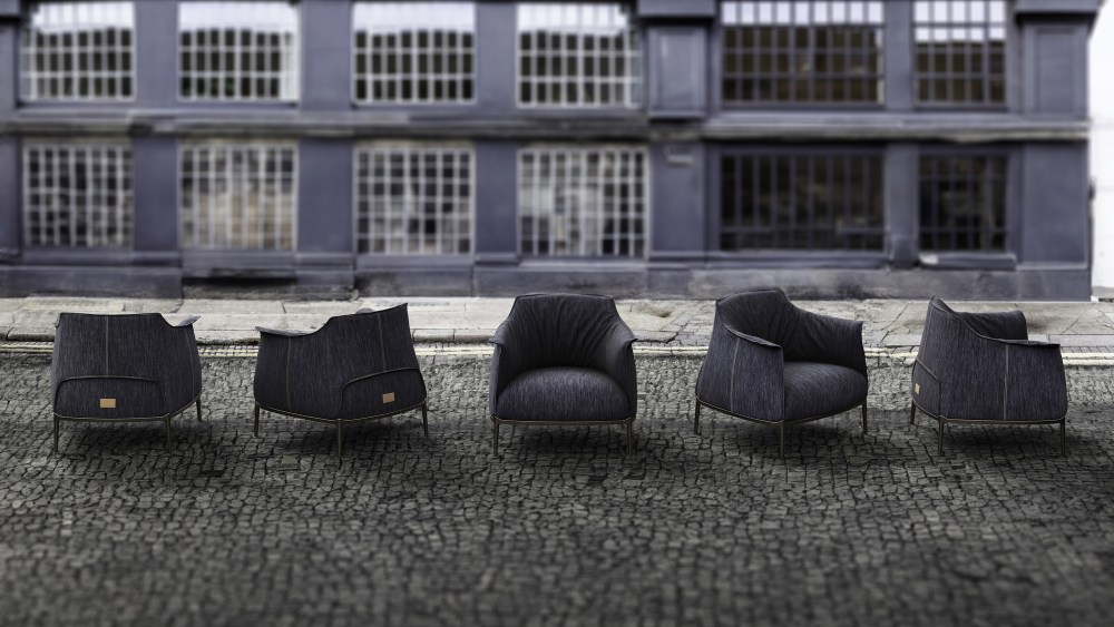 Poltrona Frau Archibald Denim Edition