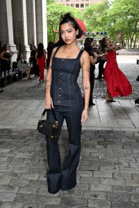 Stephanie Hui at the Prabal Gurung Spring 2025 Ready-to-Wear show.