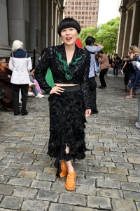 Atsuko Okatsuka at the Prabal Gurung Spring 2025 Ready-to-Wear show.