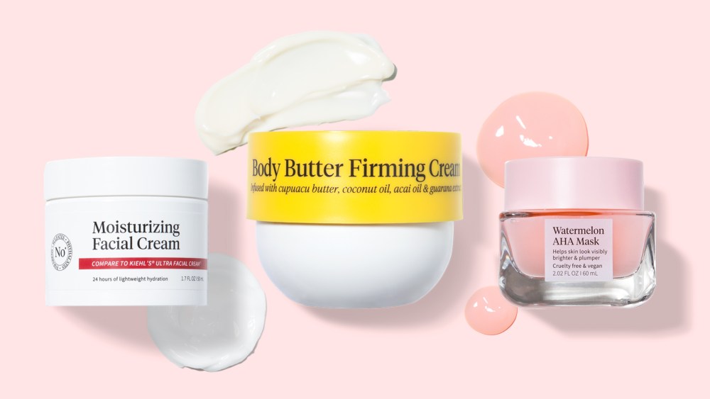 Walgreens' new body butter, facial moisturizer and Watermelon AHA Mask draw inspiration from hero products by Sol de Janeiro, Kiehl's and Glow Recipe.