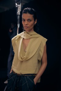 Backstage at Burberry Spring 2025 Ready-To-Wear Collection at London Fashion Week