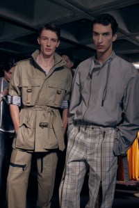 Backstage at Burberry Spring 2025 Ready-To-Wear Collection at London Fashion Week