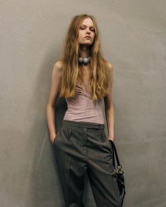 Backstage at Prada Spring 2025 Ready-to-Wear CollectionA