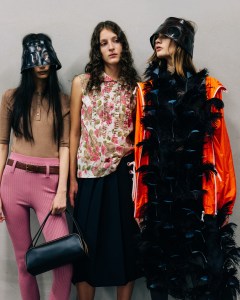 Backstage at Prada Spring 2025 Ready-to-Wear CollectionA