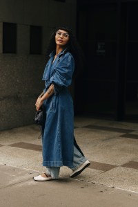 Street style at New York Fashion Week Spring 2025