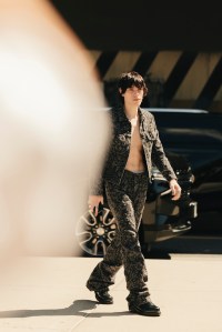 Street style at New York Fashion Week Spring 2025