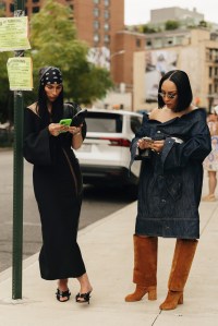 Street style at New York Fashion Week Spring 2025