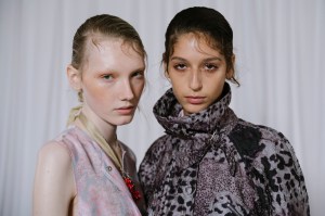 Backstage at Dries Van Noten Spring 2025 Ready-to-Wear Collection at Paris Fashion Week