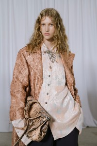 Backstage at Dries Van Noten Spring 2025 Ready-to-Wear Collection at Paris Fashion Week
