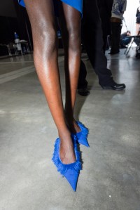 Backstage at Ferragamo Spring 2025 Ready-To-Wear Collection at Milan Fashion Week