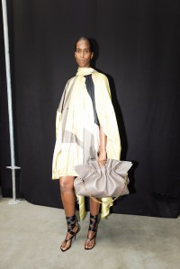 Backstage at Ferragamo Spring 2025 Ready-To-Wear Collection at Milan Fashion Week