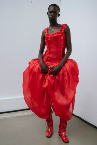Backstage at Ganni Spring 2025 Ready-to-Wear Collection at Paris Fashion Week