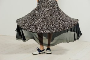 Backstage at Loewe Spring 2025 Ready-to-Wear Collection at Paris Fashion Week